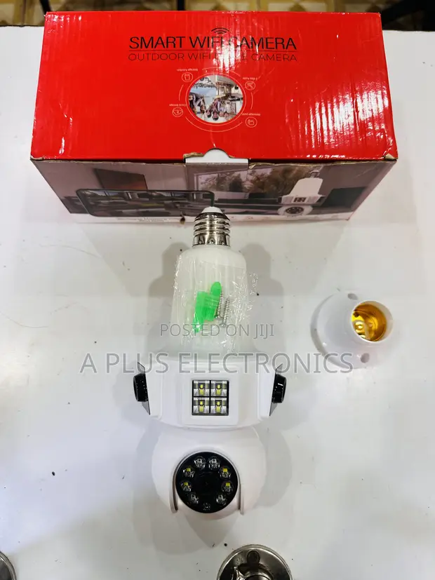 3 Lens E33 WiFi CCTV Camera - HD Night Vision Motion Alert - 1