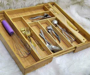 Classic Bamboo Drawer Organiser
