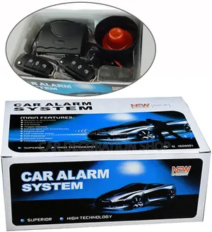 Brand New Car Alarm System with 2 Metallic Key Fobs