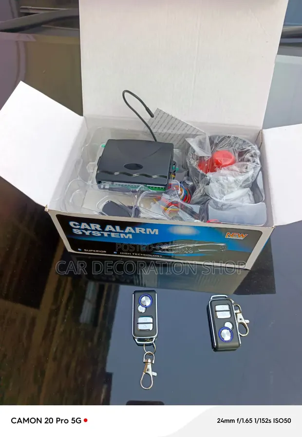 Car Alarm System with Central Door Locking - 1