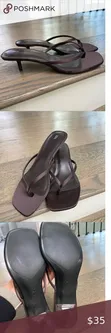 Zara Kitten Heel Sandals - 1