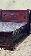 Classic Hardwood Queen Bed Frame - 1