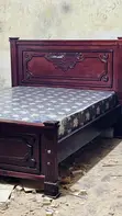 Classic Hardwood Queen Bed Frame - 3