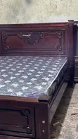 Classic Hardwood Queen Bed Frame - 5