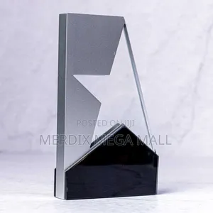 Silver Prism Award Trophy
