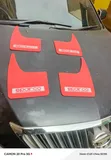 New 4pcs Red Sparco Rally Styled Universal Mudflaps - 2