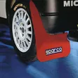 Universal Red Sparco Mudflaps Splash Guards - 1