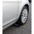 Black 4-Piece Rally Style Mudflaps with Sparco Branding - 1