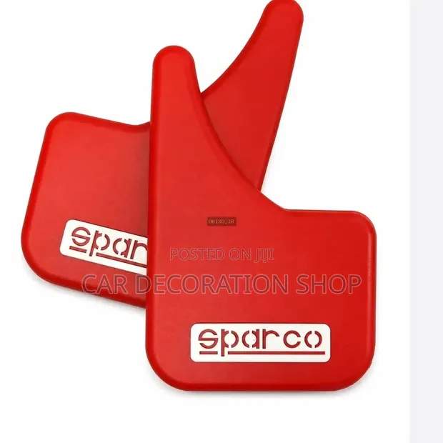 4pc Sparco Universal Mudflaps - Drill Fit - 1