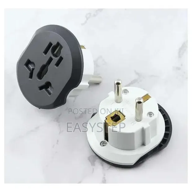Universal Travel Adapter - White & Black - 1