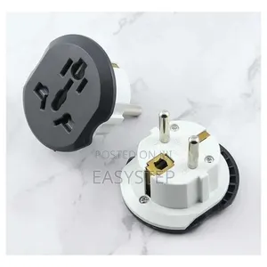 Universal Travel Adapter - White & Black