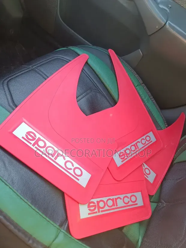 Sparco Car Hood Mudflaps 4pc Set - 1