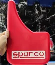 2pcs Red Sparco Mudflaps - Sporty Exterior Upgrade - 2