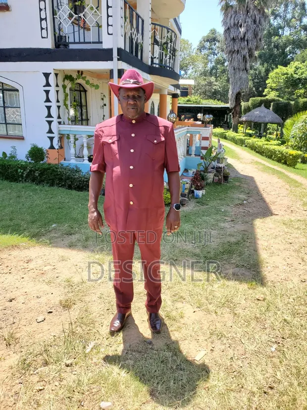 Designer Suit - Ash Colour, Brand New - 1