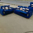 Luxury 5 Seater Sofa in Deep Royal Blue - 1