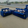 Luxury 5 Seater Sofa in Deep Royal Blue - 2
