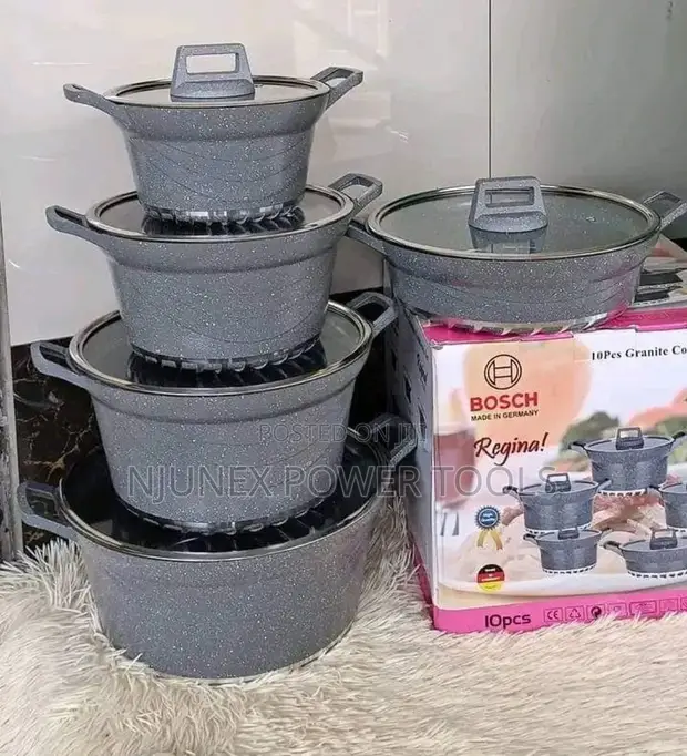 Bosch Regina 10-Piece Granite Cookware Set - 1