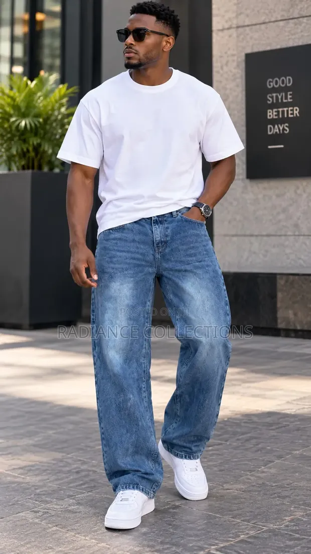 Brand New Baggy Jeans - Wide Leg - 1