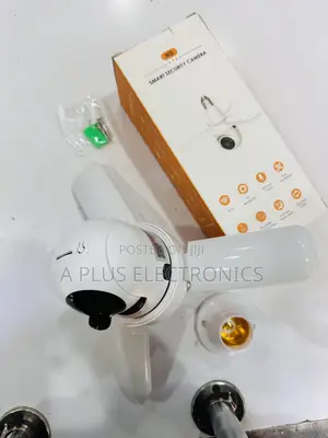Fan Blade CCTV Bulb Camera - 360° Panoramic WiFi Security Camera