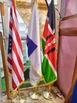 Outdoor and Indoor Flags with Stands - 1