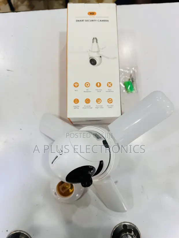 Fan Blade CCTV Bulb Camera - Wireless Home Security - 1