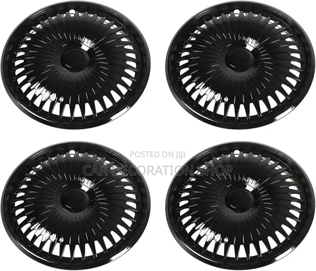 4pcs 15" Durable ABS Plastic Snap-On Wheel Covers - 1