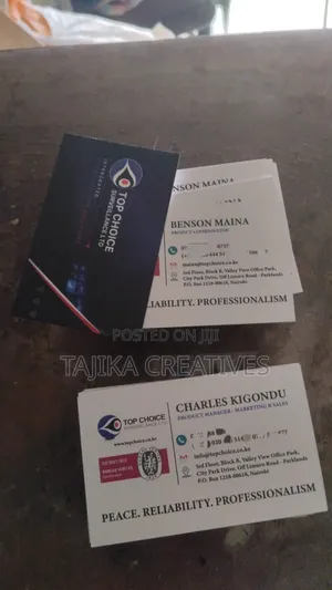 Business Cards - Double Sided, Laminated