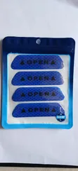 4pc Set Reflective Door Stickers - White or Blue - 2