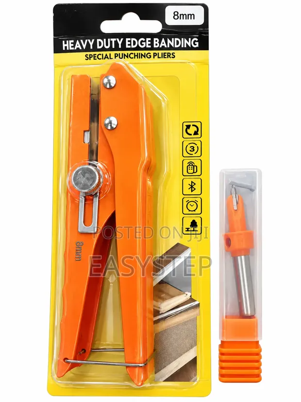8mm MDF Lipping Punch with Free Countersink Bit - 1