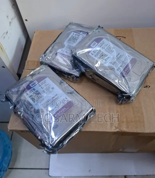 WD Purple 8TB CCTV Hard Drive - Surveillance Storage - 1