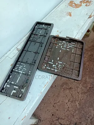 2pc Hydrographic Carbon Finish NTSA Number Plate Holders