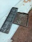2pc Hydrographic Carbon Finish NTSA Number Plate Holders - 1