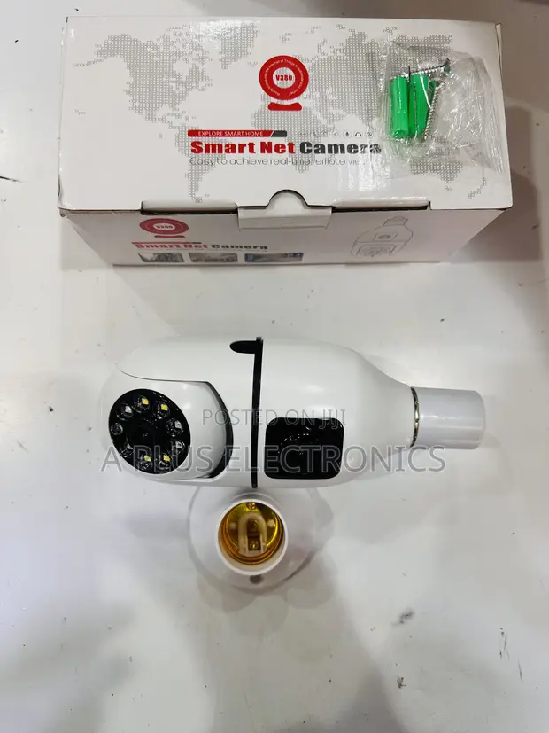 Q18 Rotating Double Camera 360° Vision Home Security Camera - 1