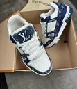 Louis Vuitton LV Trainer Monogram Denim Sneakers - 1