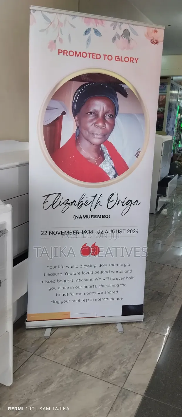 Burial Roll Up Banner - 1