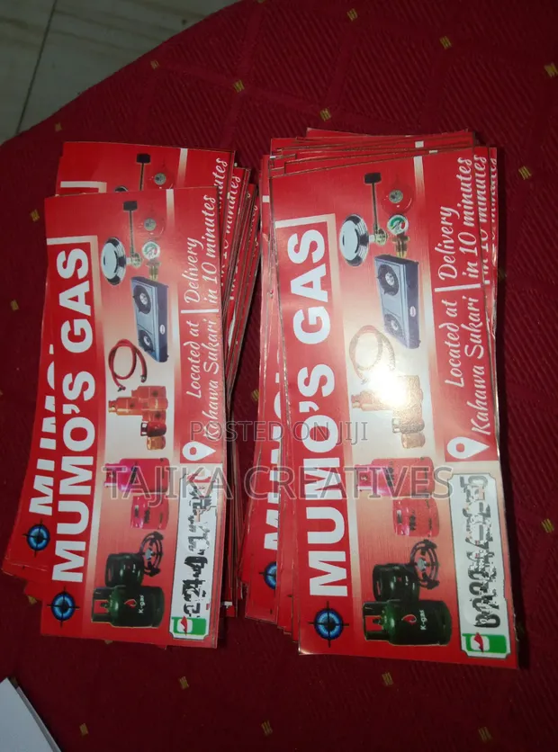 Gas Sticker Labels - 1