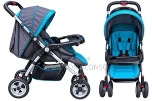 6-Wheel Baby Stroller - Good Condition