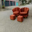 Viti 2 vya Pedicure vya Maua maridadi na Viti 2 vya Kulingana - 2