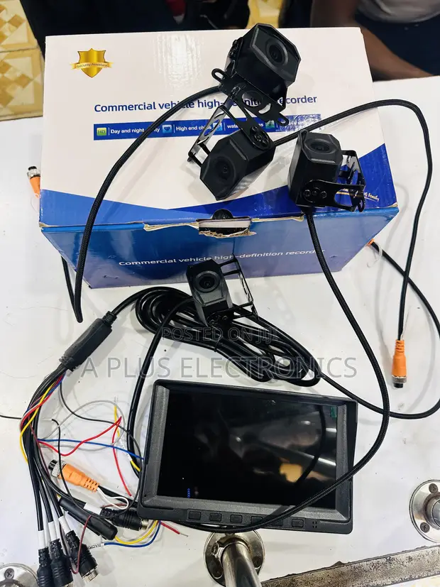 Commercial Vehicle 360° 4-Lens HD Surveillance Camera System - 1