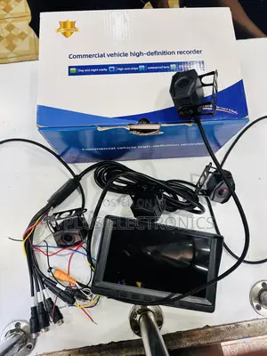 Commercial Vehicle 360° 4-Lens Surveillance Camera System