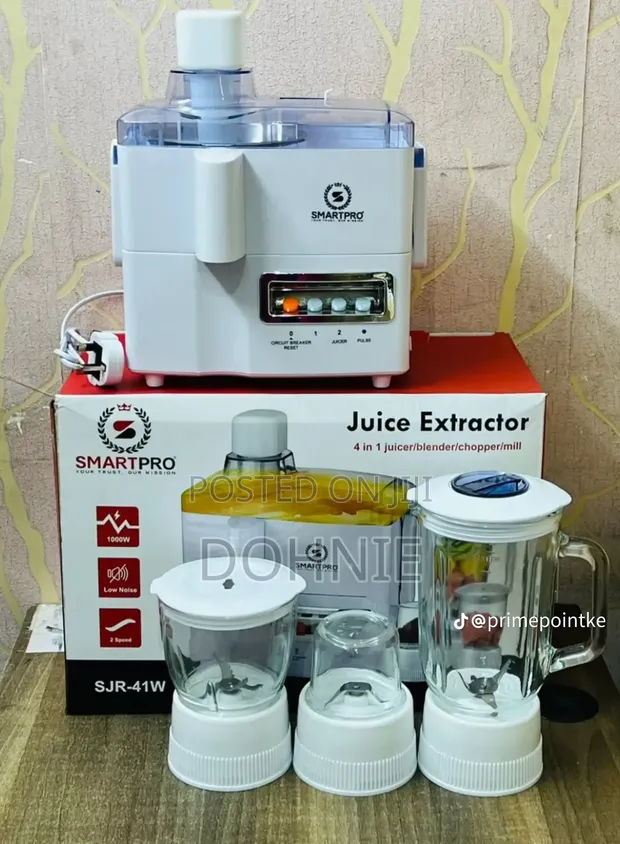 Smart Pro SJR-41W 4-in-1 Juicer, Blender, Mincer, Grinder - 1