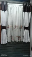 Stylish Kitchen Curtains - Brand New - 1