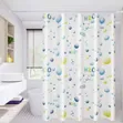 Stylish Waterproof Shower Curtain - 180x180cm - 2