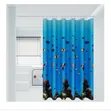 Waterproof Shower Curtain with 12 Hooks - 1