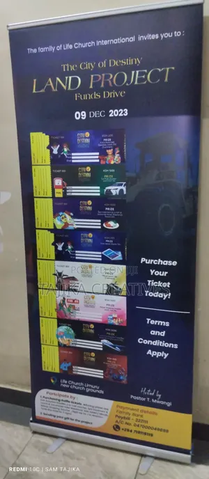 Satin Narrow Base Roll Up Banner