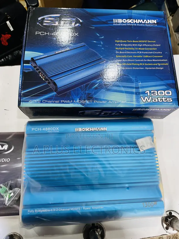Boschmann Amplifier 4880 - Powerful Car Audio - 1