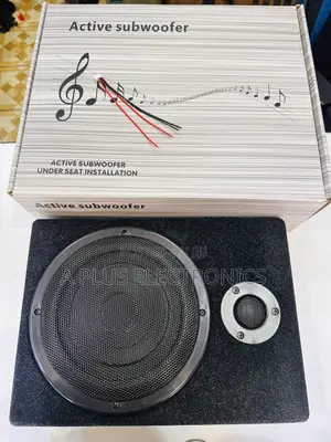 Active Underseat Subwoofer 801 8 Inch Spika ya Bass ya Gari