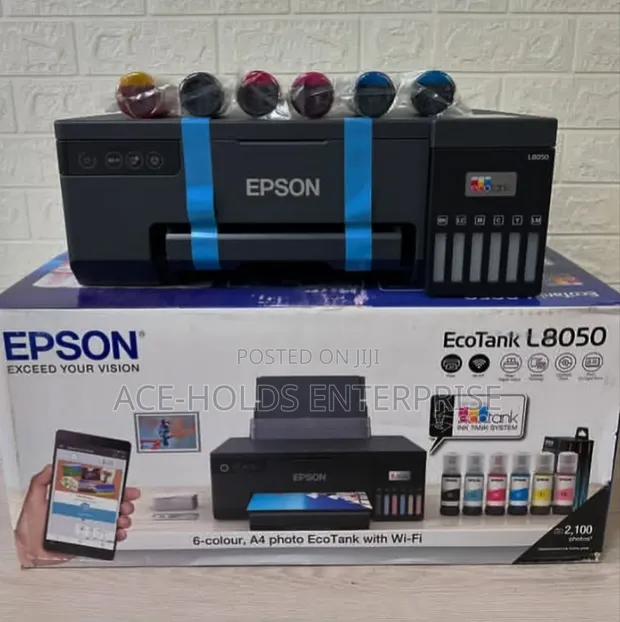 Epson EcoTank L8050 Printer ya Picha za Rangi 6 za A4 - 1