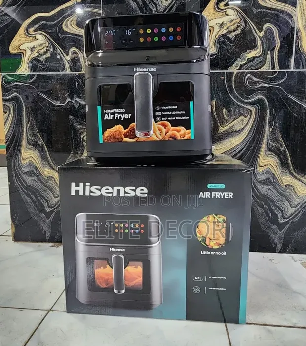 Hisense 6.3L Digital Air Fryer - 900W - 1