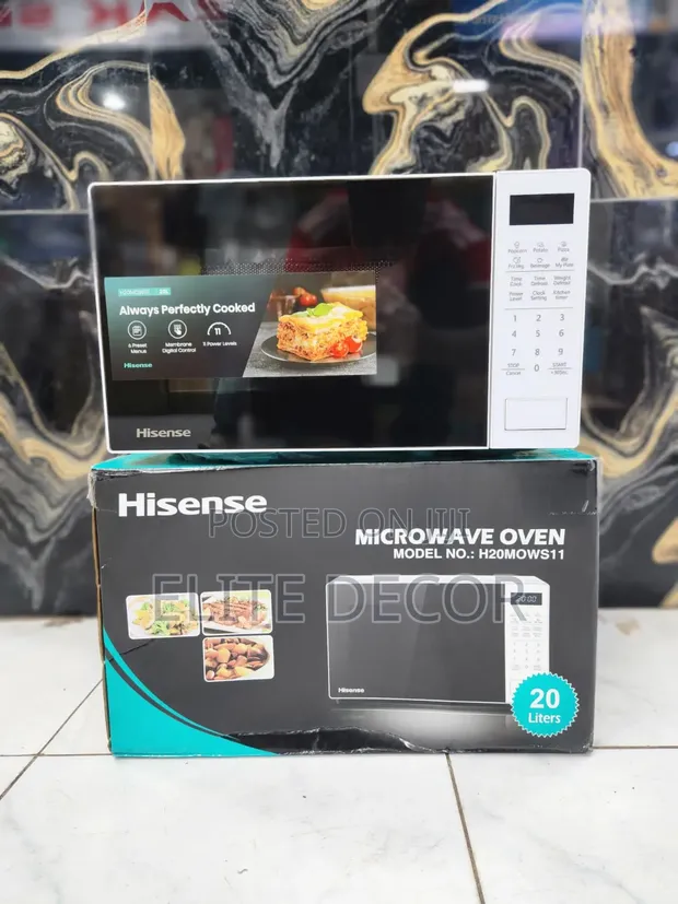 Hisense 20L Microwave Oven - White | Digital | 700W - 1